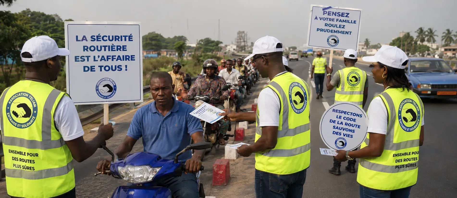 Campagne nationale de sensibilisation à la sécurité routière Sécurité pour tous au Bénin